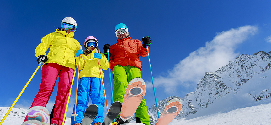 Польза катания на горных лыжах